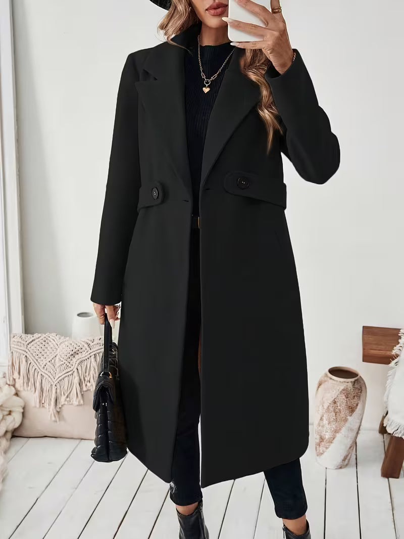 Wintermantel Damen | Trenchcoat | Gürtel-Taille & Wärmend