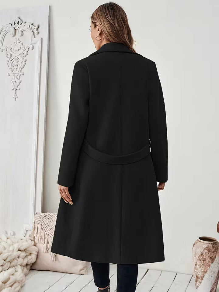 Wintermantel Damen | Trenchcoat | Gürtel-Taille & Wärmend