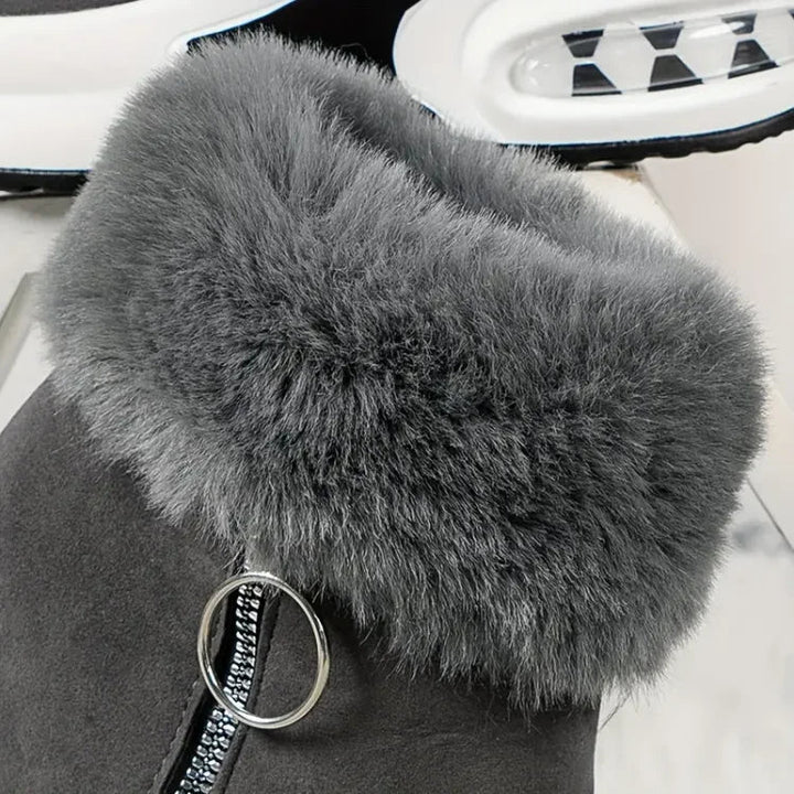 Winterstiefel Damen | Stiefel Damen | Luftkissen-Dämpfung & Rutschfester Halt