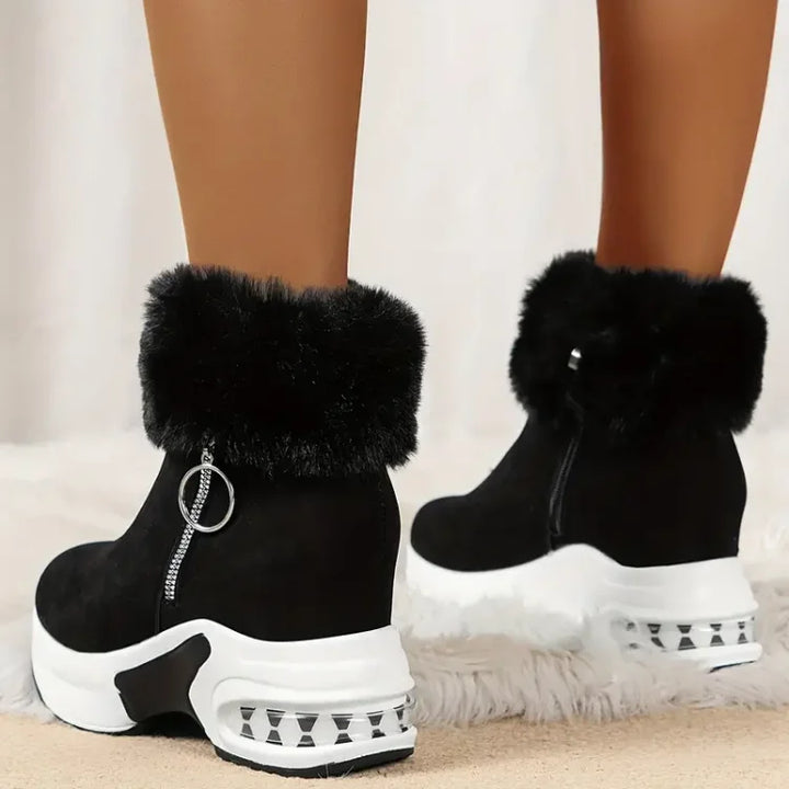 Winterstiefel Damen | Stiefel Damen | Luftkissen-Dämpfung & Rutschfester Halt