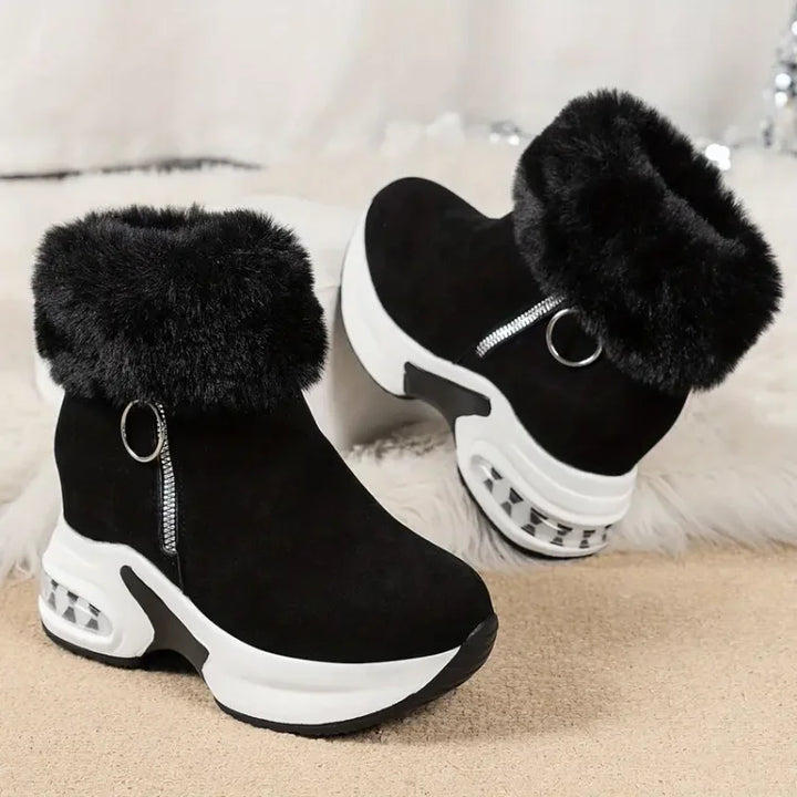Winterstiefel Damen | Stiefel Damen | Luftkissen-Dämpfung & Rutschfester Halt