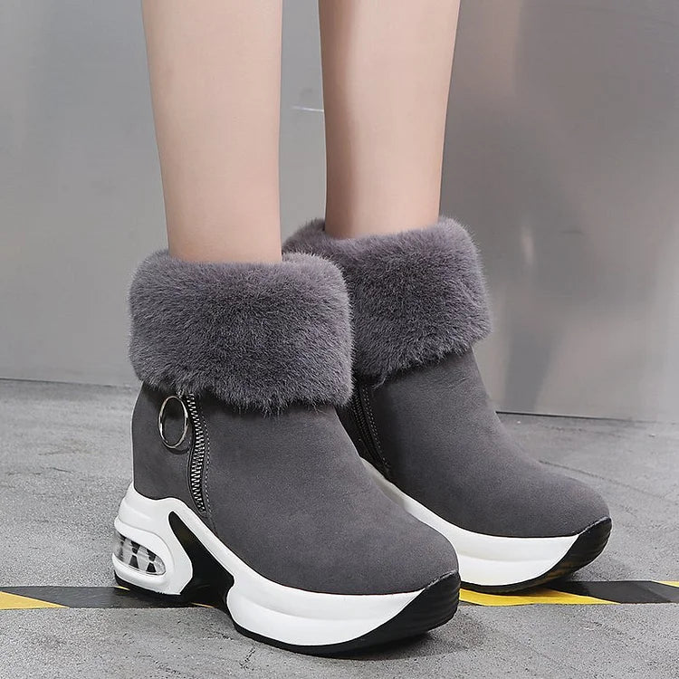 Winterstiefel Damen | Stiefel Damen | Luftkissen-Dämpfung & Rutschfester Halt
