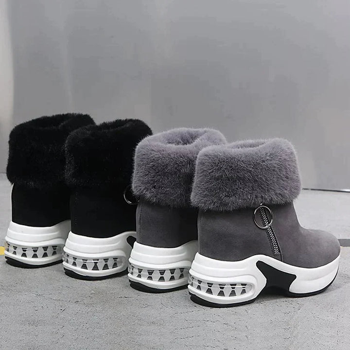 Winterstiefel Damen | Stiefel Damen | Luftkissen-Dämpfung & Rutschfester Halt