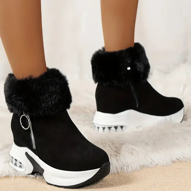 Winterstiefel Damen | Stiefel Damen | Luftkissen-Dämpfung & Rutschfester Halt