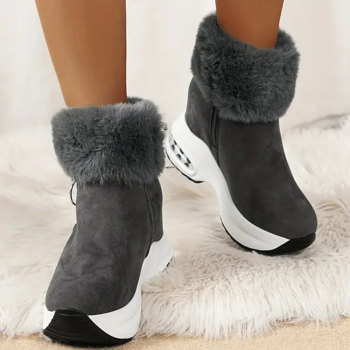 Winterstiefel Damen | Stiefel Damen | Luftkissen-Dämpfung & Rutschfester Halt