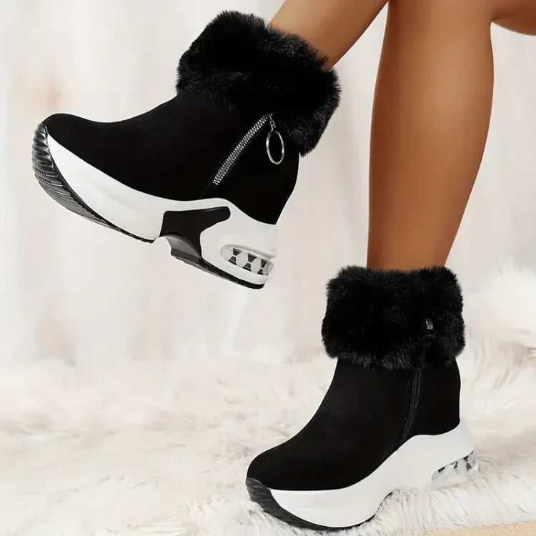 Winterstiefel Damen | Stiefel Damen | Luftkissen-Dämpfung & Rutschfester Halt