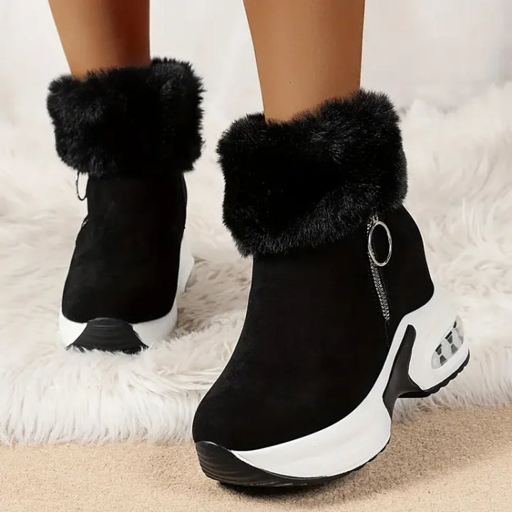 Winterstiefel Damen | Stiefel Damen | Luftkissen-Dämpfung & Rutschfester Halt