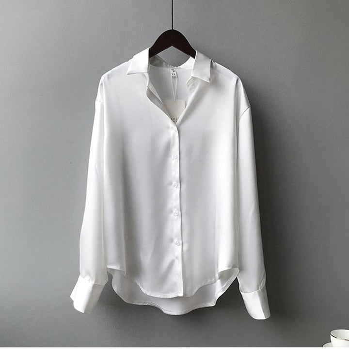 Damen Seidenbluse Klassisch