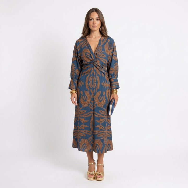 Maja – Elegant Wrap Dress for Women - Image 1