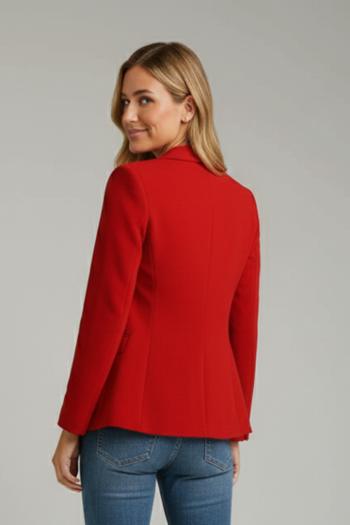 Theresa – Women Notched Collar Jacket - Image 5
