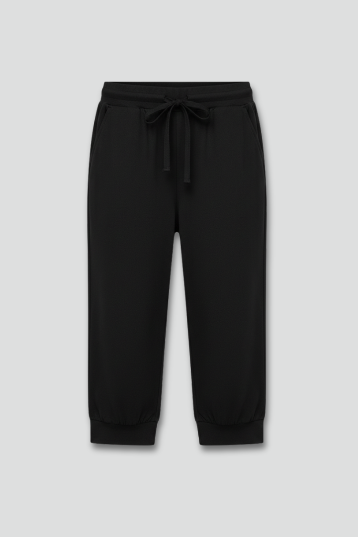 Andrea | Damen Caprihose mit Kordelzugbund und Seitentaschen