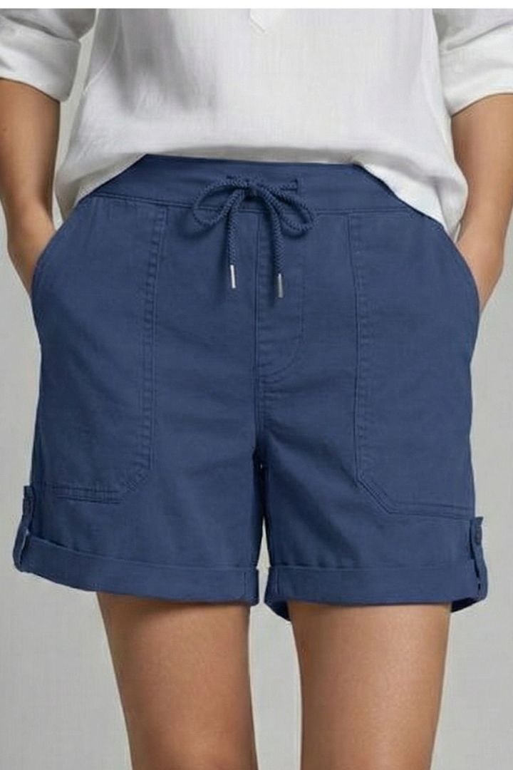 Hanna | Damen-Casual-Shorts mit Kordelzug und Taschen