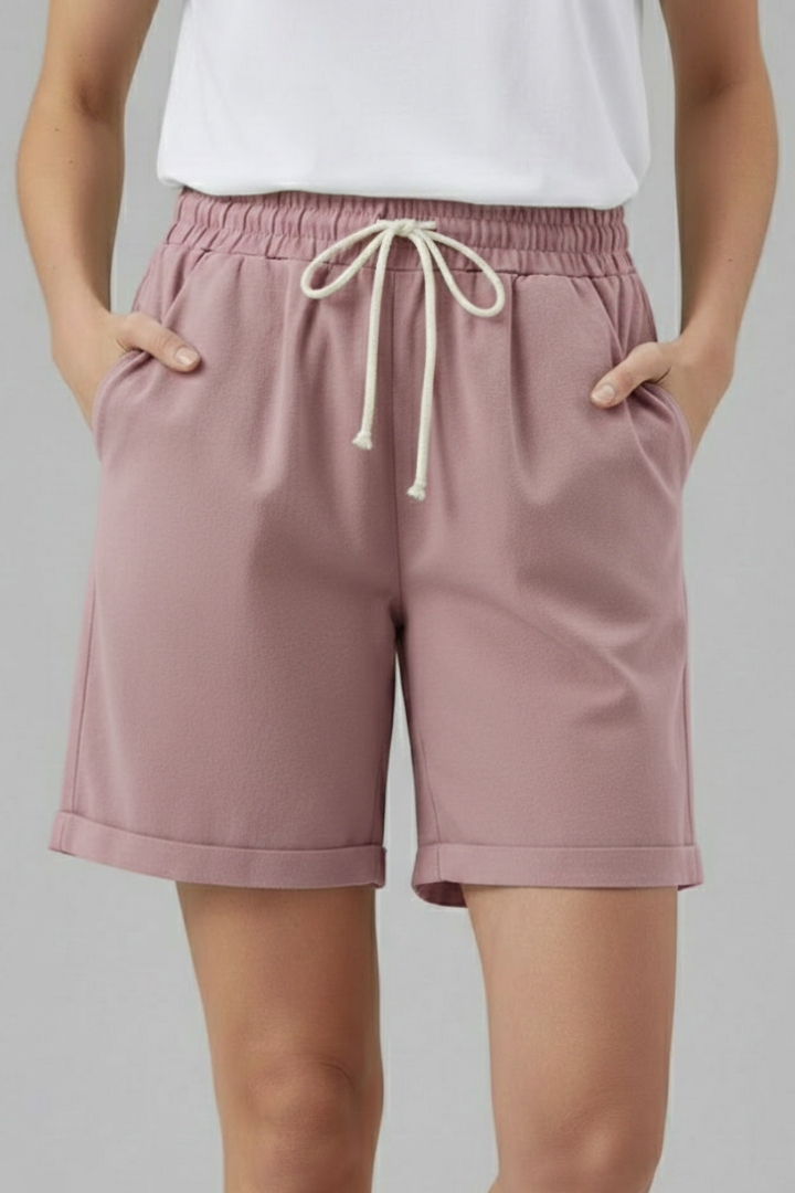 Emilia | Damen-Shorts mit Kordelzugbund und Taschen