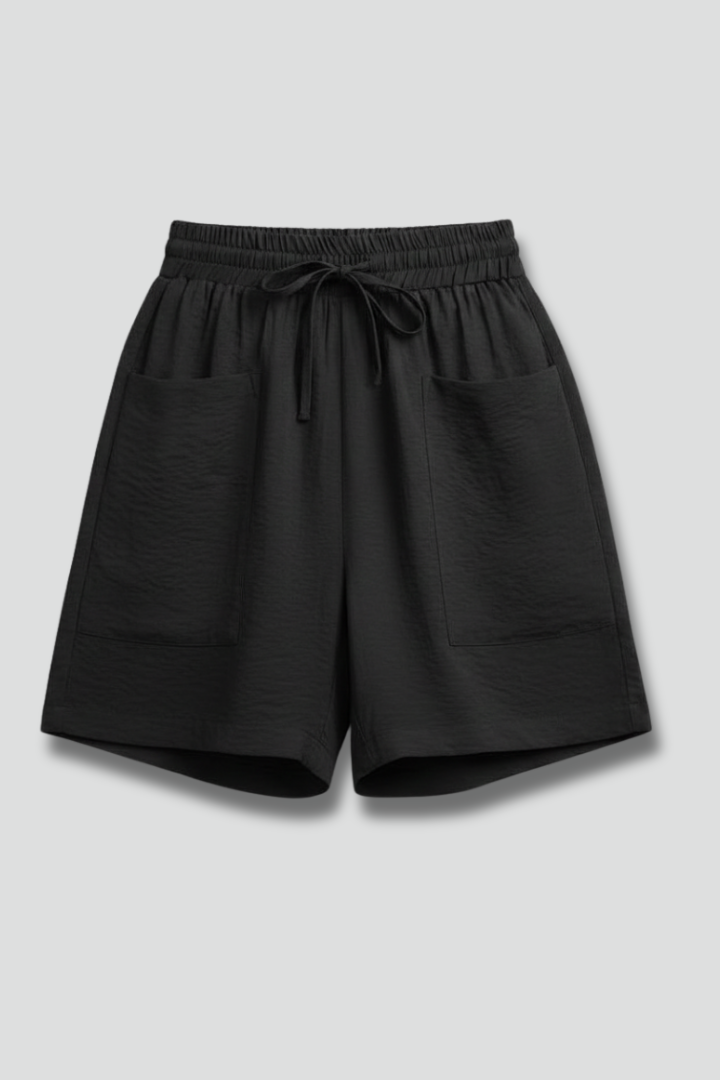 Jacqueline | Damen-Casual-Shorts mit elastischem Bund und Kordelzug