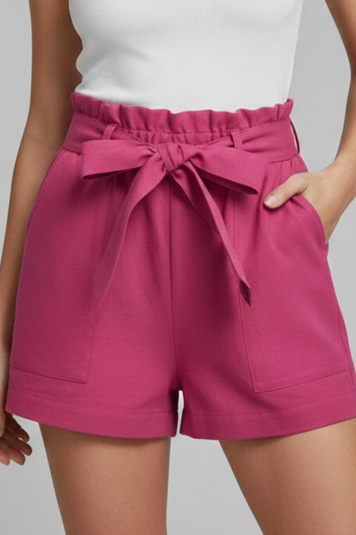 Doris | Damen-Shorts mit Bindebund und Taschen