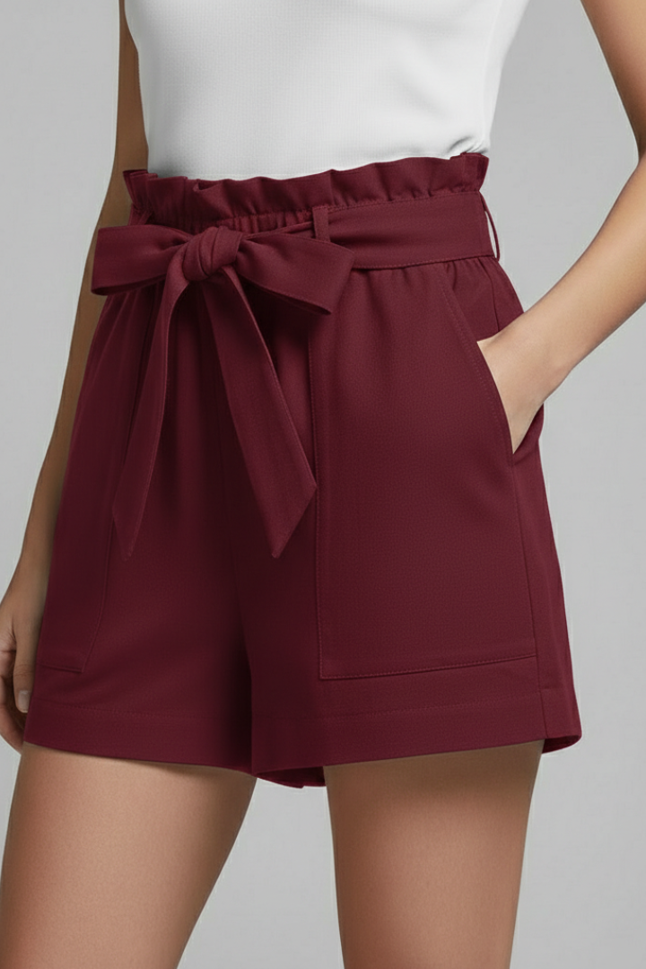 Doris | Damen-Shorts mit Bindebund und Taschen