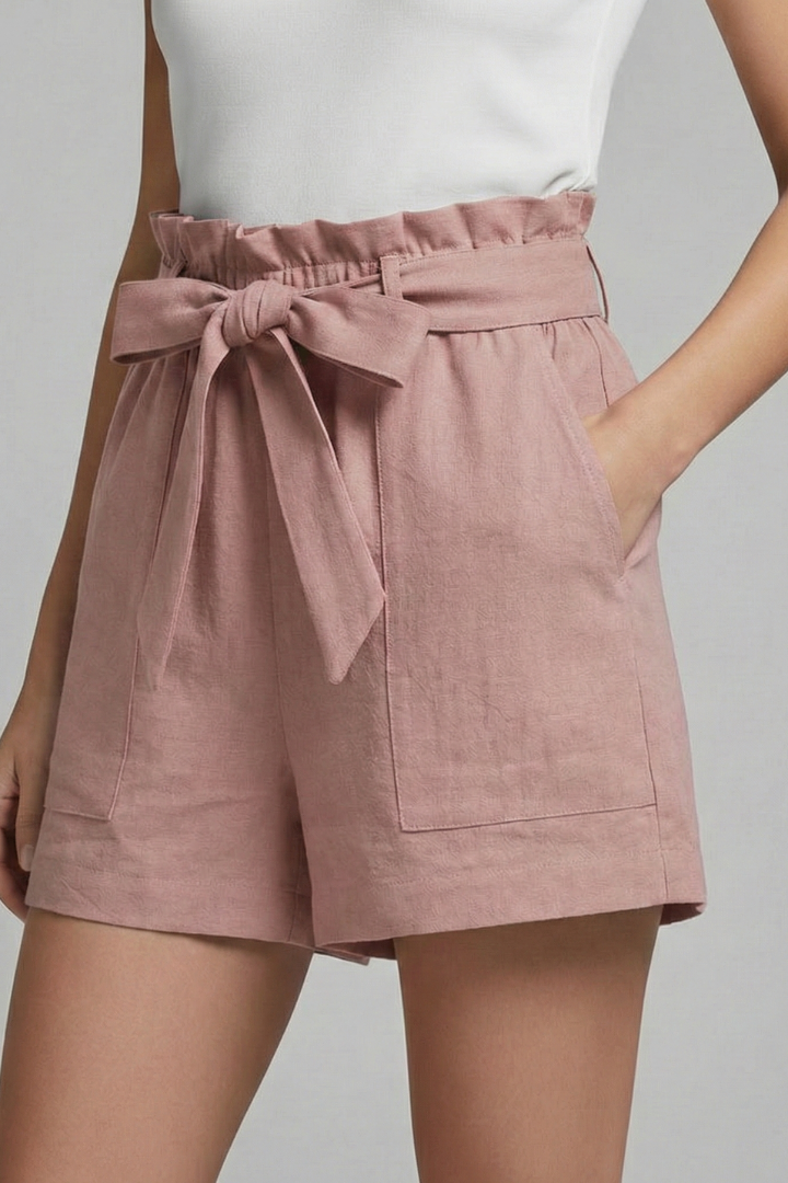 Doris | Damen-Shorts mit Bindebund und Taschen