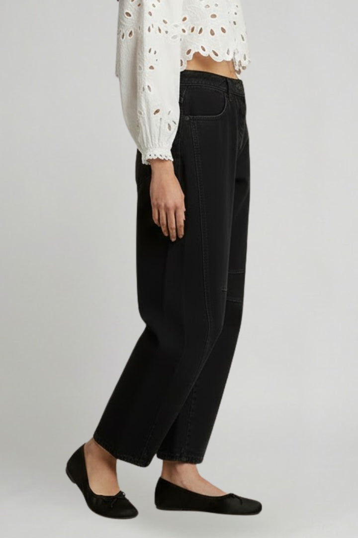 Claudia | Damen High-Waist Stretch Wide-Leg Denim Jeans