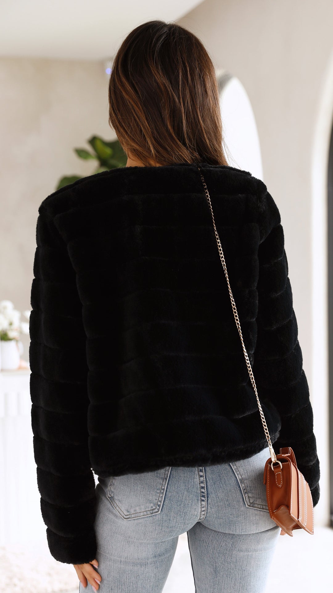 Emilia | Damen Kurze Freizeitjacke mit offenem Frontdesign