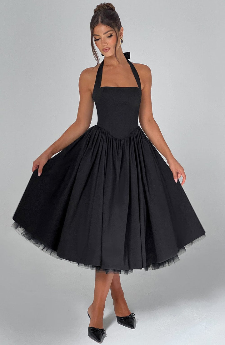 Lea – Elegant Halter-Neck Dress for Women - Image 10