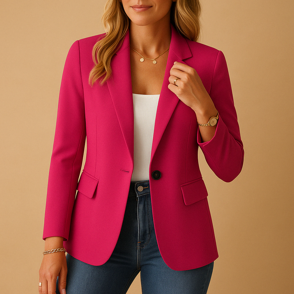 Pauline | Damen Taillierter Blazer im Maßgeschneiderten Stil