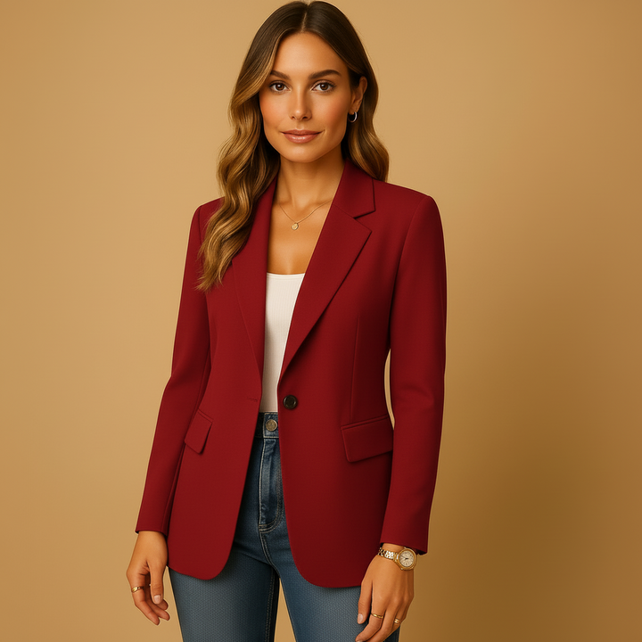 Pauline | Damen Taillierter Blazer im Maßgeschneiderten Stil