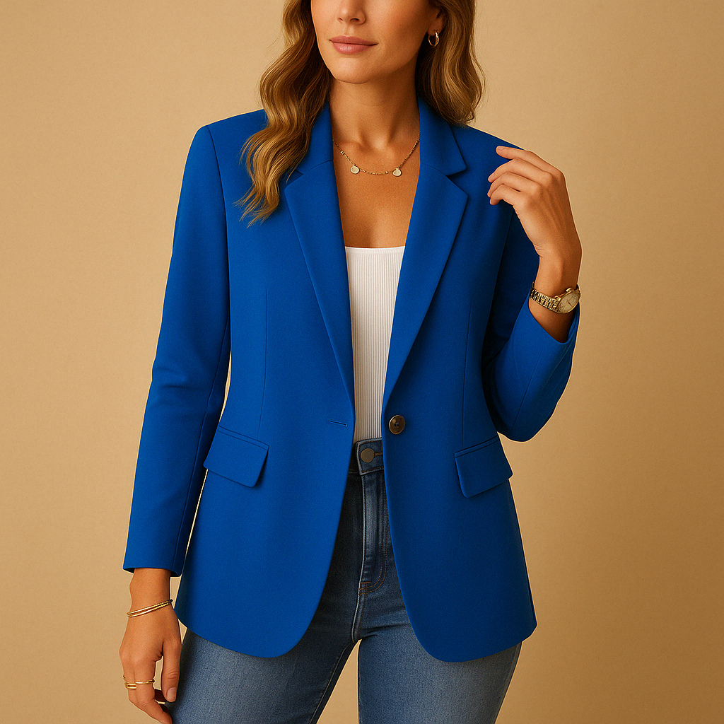 Pauline | Damen Taillierter Blazer im Maßgeschneiderten Stil