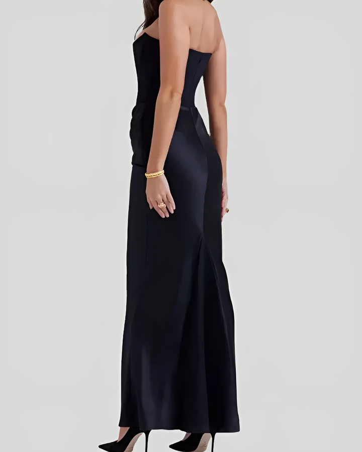 Ella – Elegant Strapless Maxi Dress for Women - Image 4
