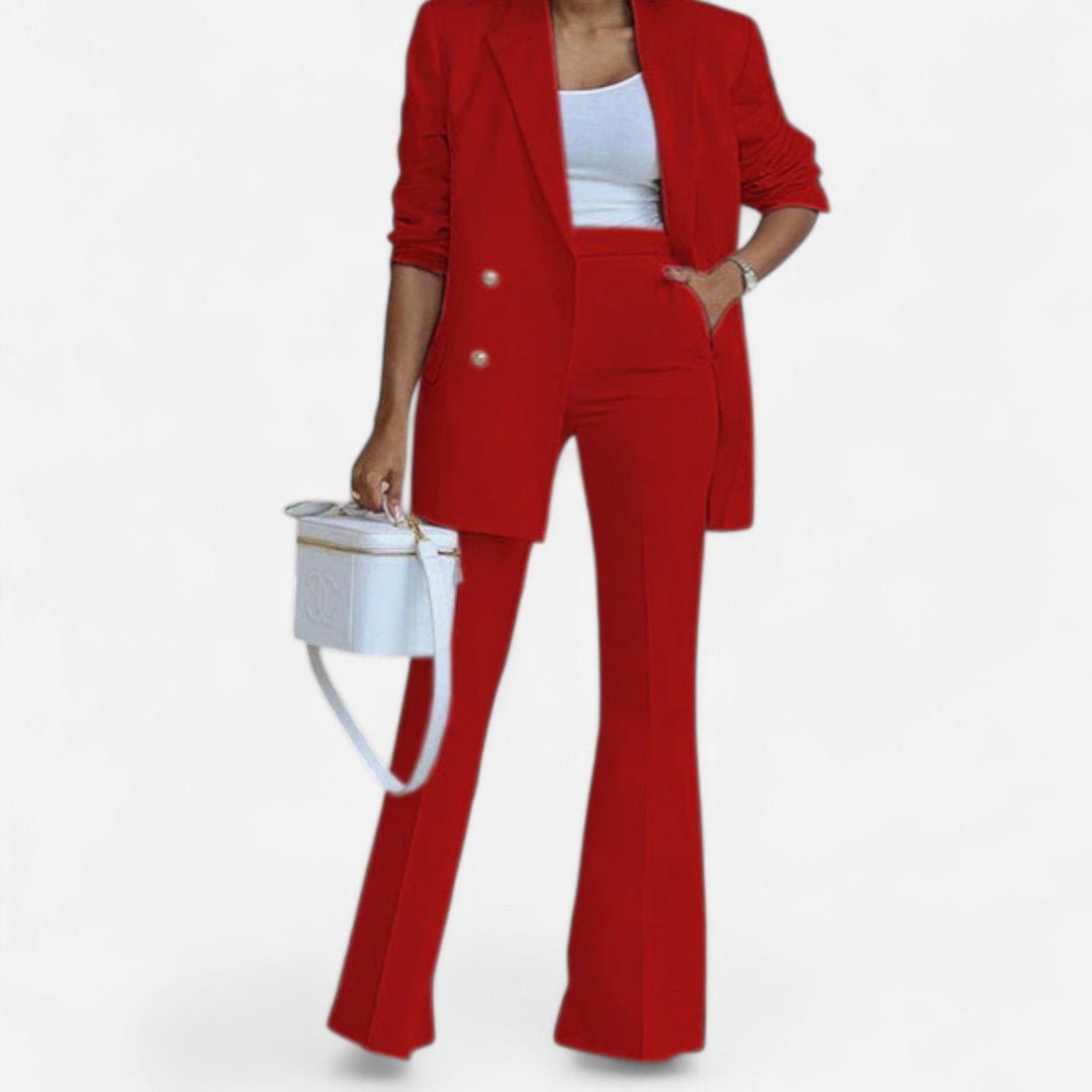Maria | Damen Maßgeschneidertes Blazer-Hosen Kombi-Set