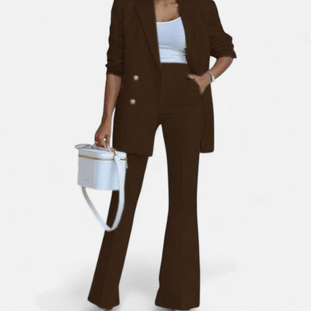 Maria | Damen Maßgeschneidertes Blazer-Hosen Kombi-Set