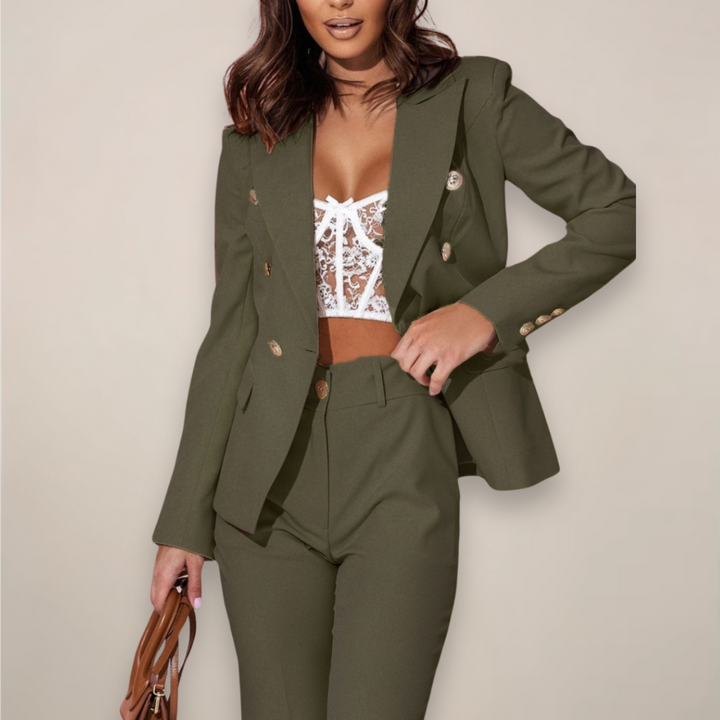 Petra | Damen Zweiteiliger Maßgeschneiderter Blazer-Anzug