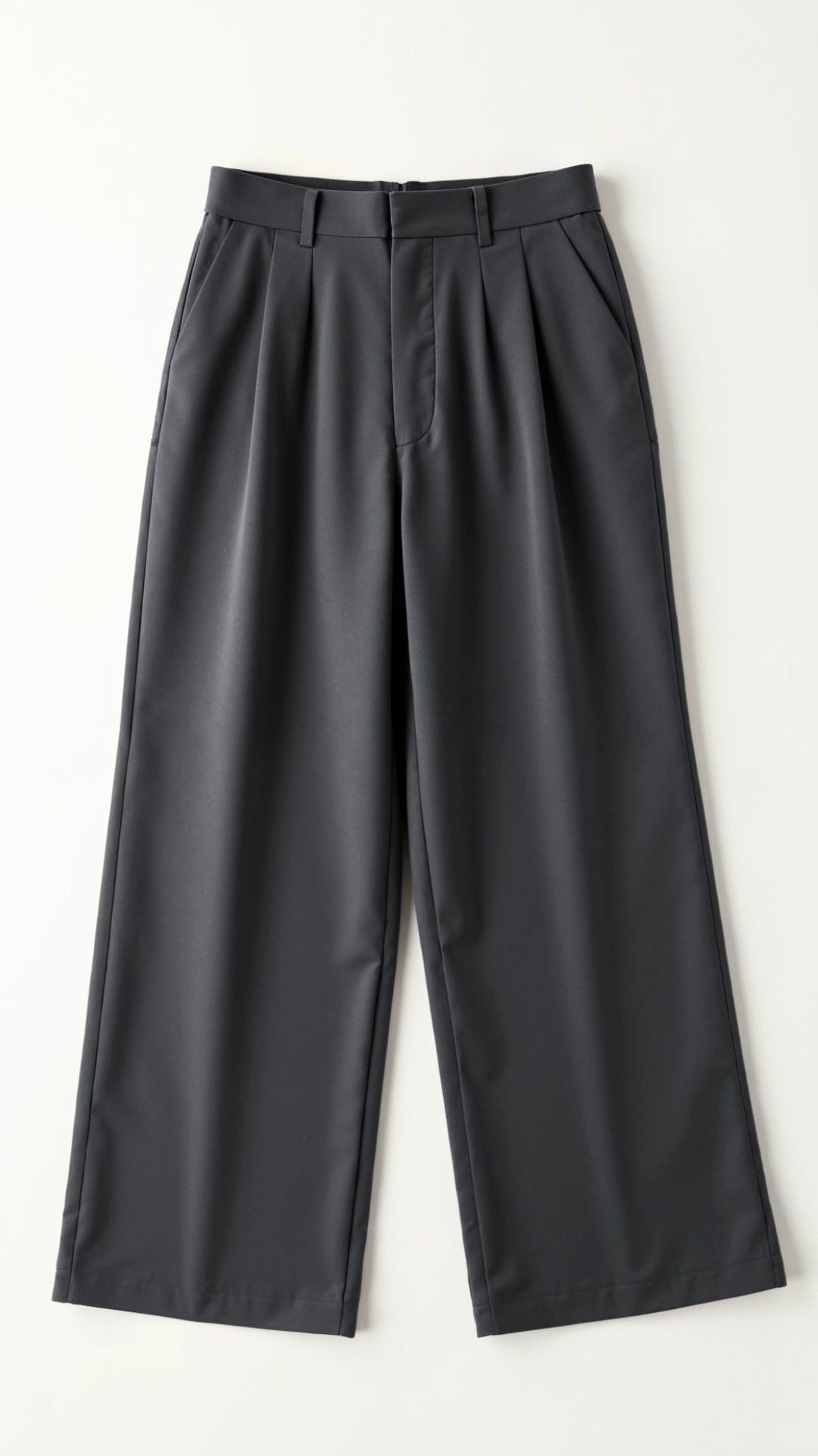 Barbara | Damen Weitbeinige Hose mit Hoher Taille