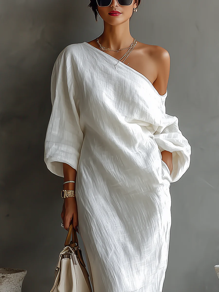 Damen-Maxikleid mit einem Träger