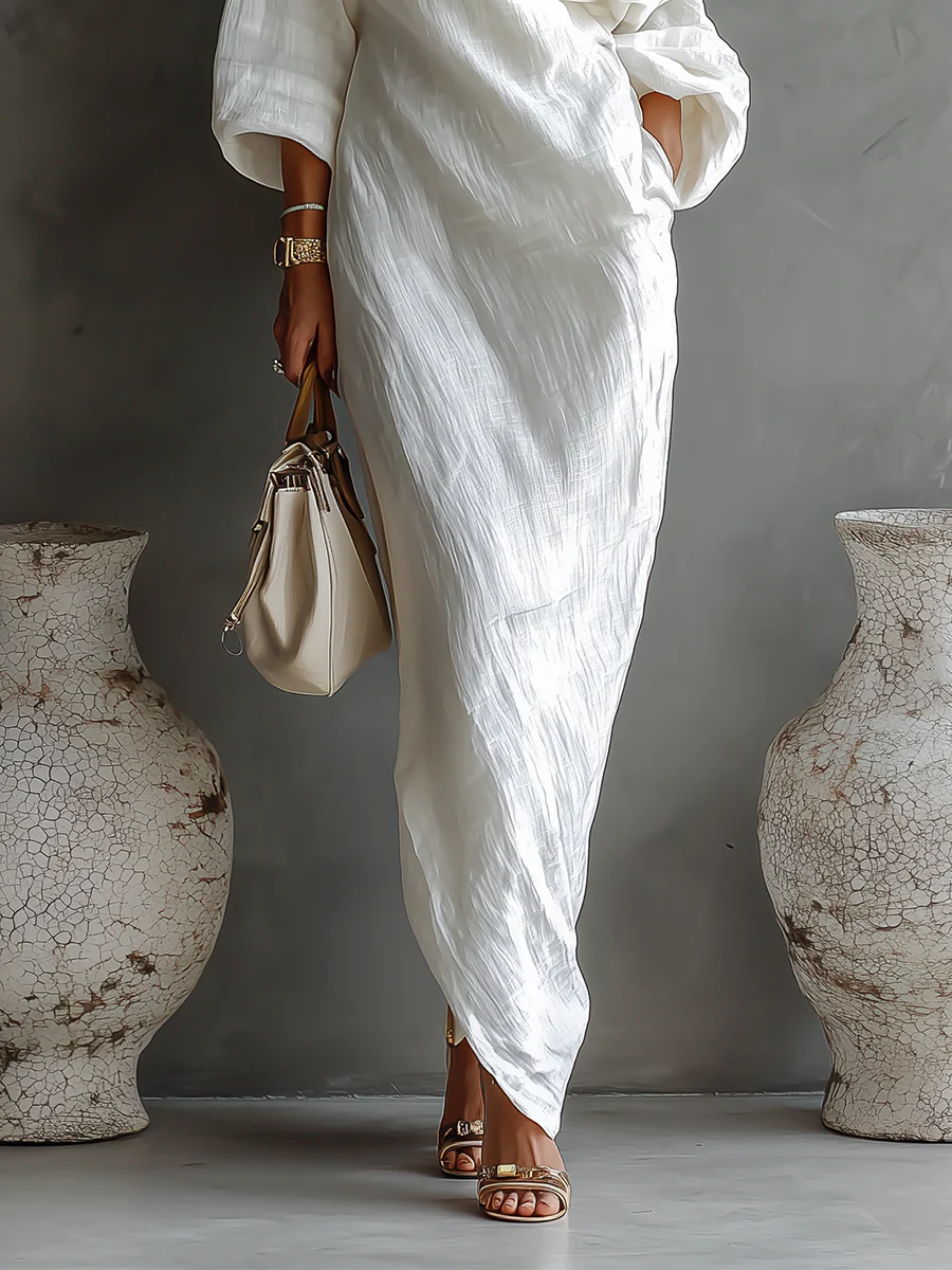 Damen-Maxikleid mit einem Träger