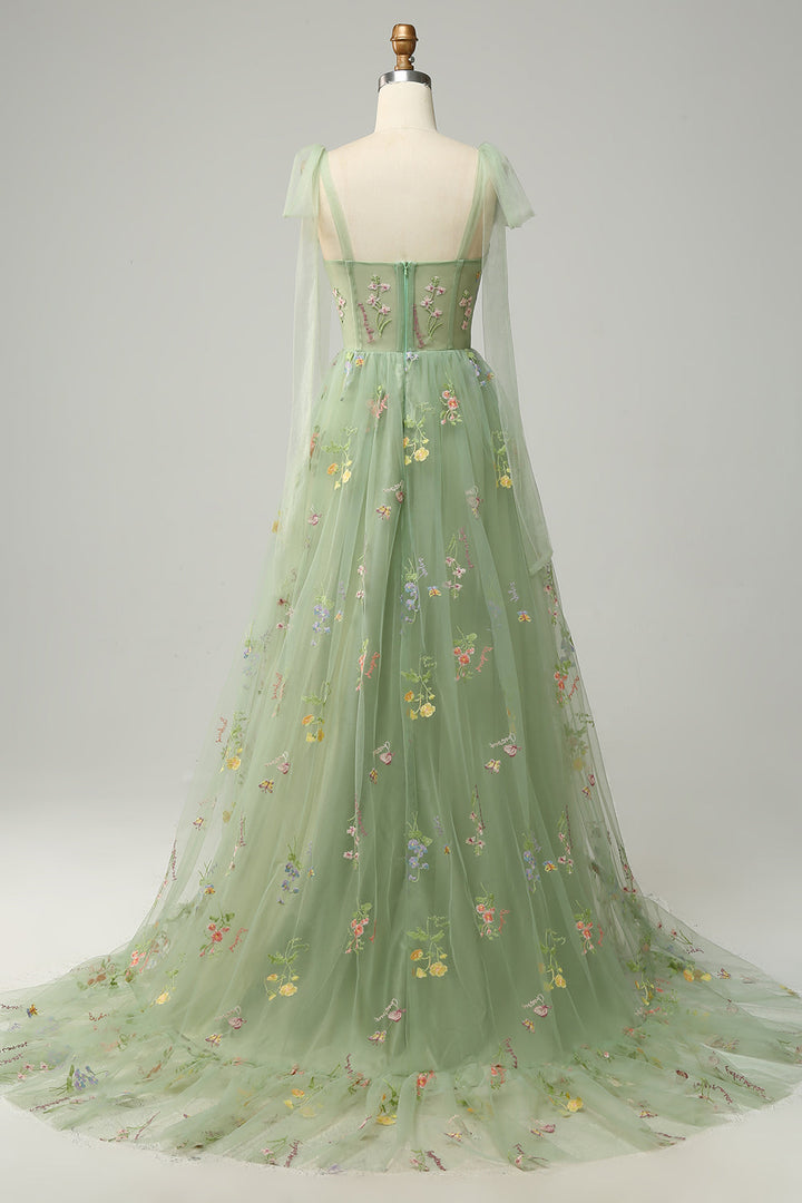 Damen Elegante Blumen Maxi Kleid