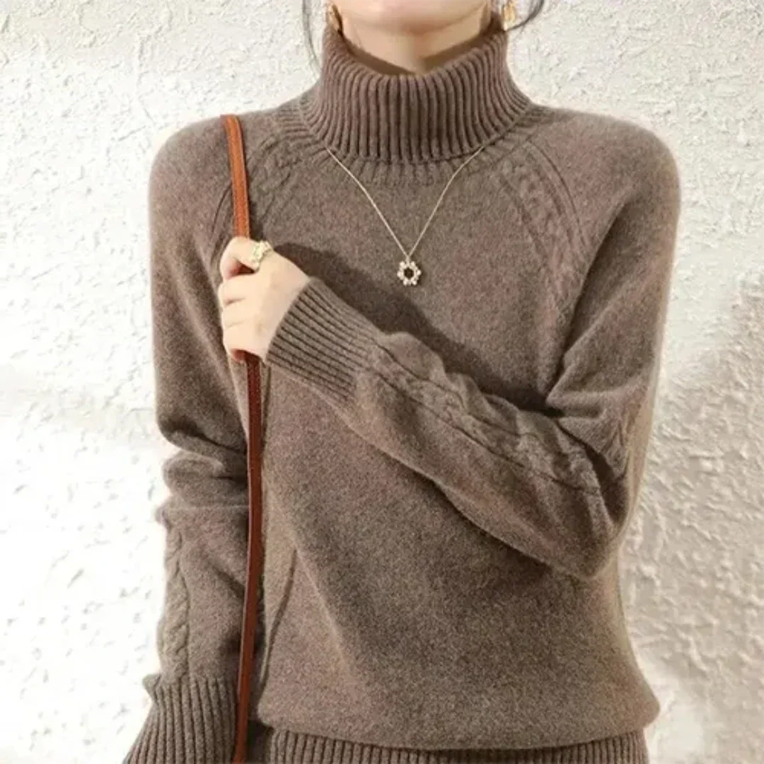 Yalenair - Damen Warme Langarm Pullover