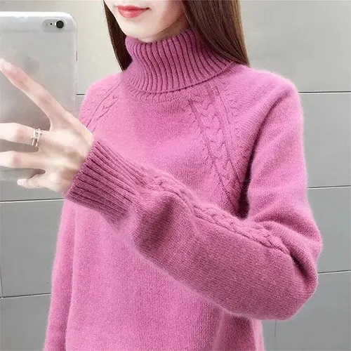 Yalenair - Damen Warme Langarm Pullover
