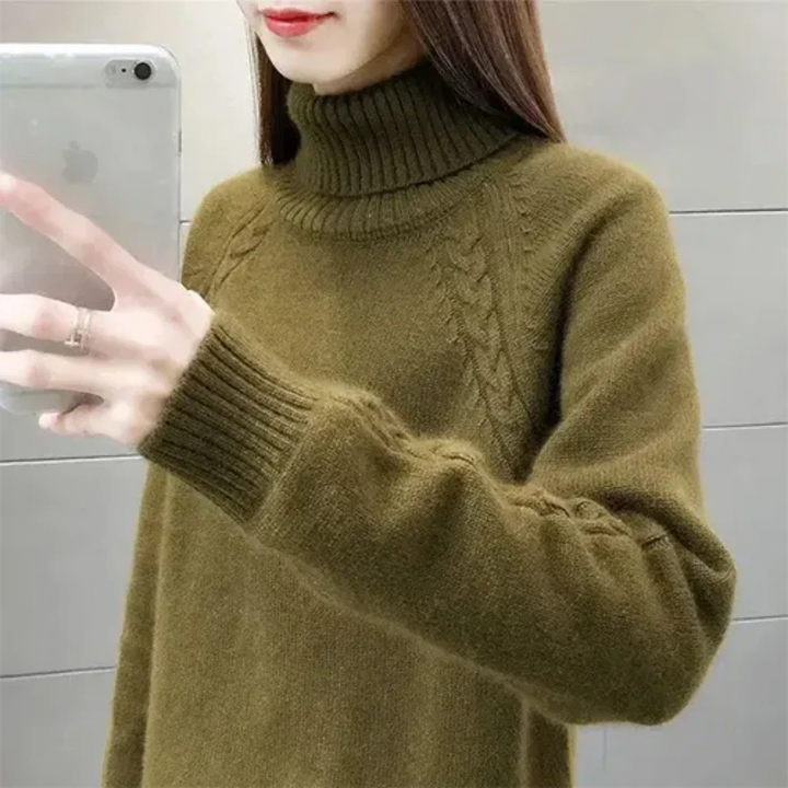 Yalenair - Damen Warme Langarm Pullover