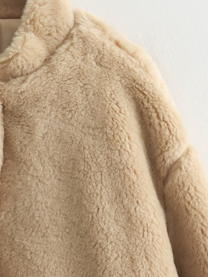 Yasmine - Weiche Teddybär Jacke für Damen