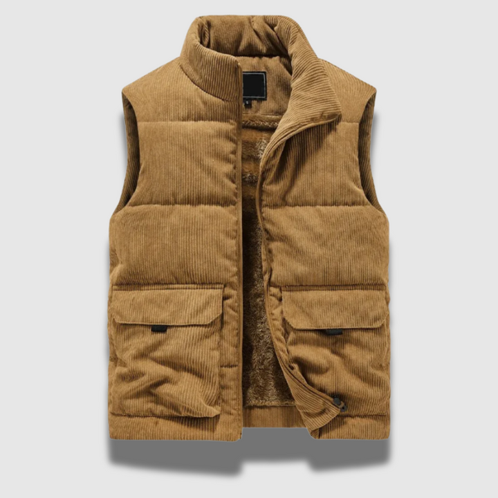 Gilet Uomo in Velluto a Coste Invernale Classico