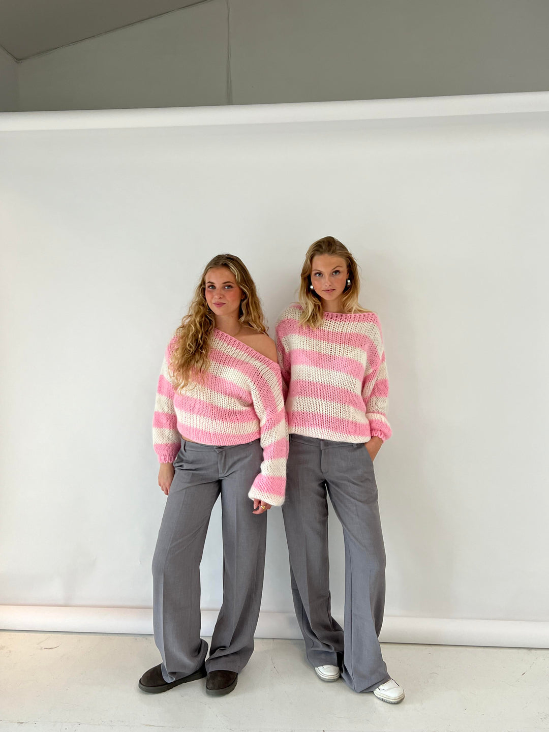 Zada - Gestreifter Pullover mit lockerer Passform