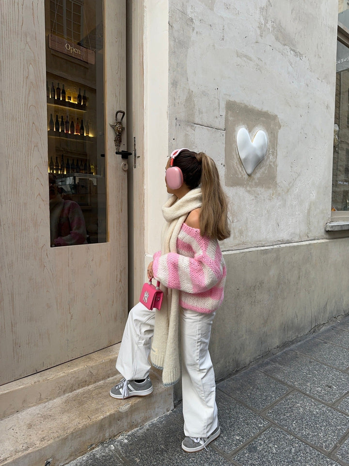 Zada - Gestreifter Pullover mit lockerer Passform