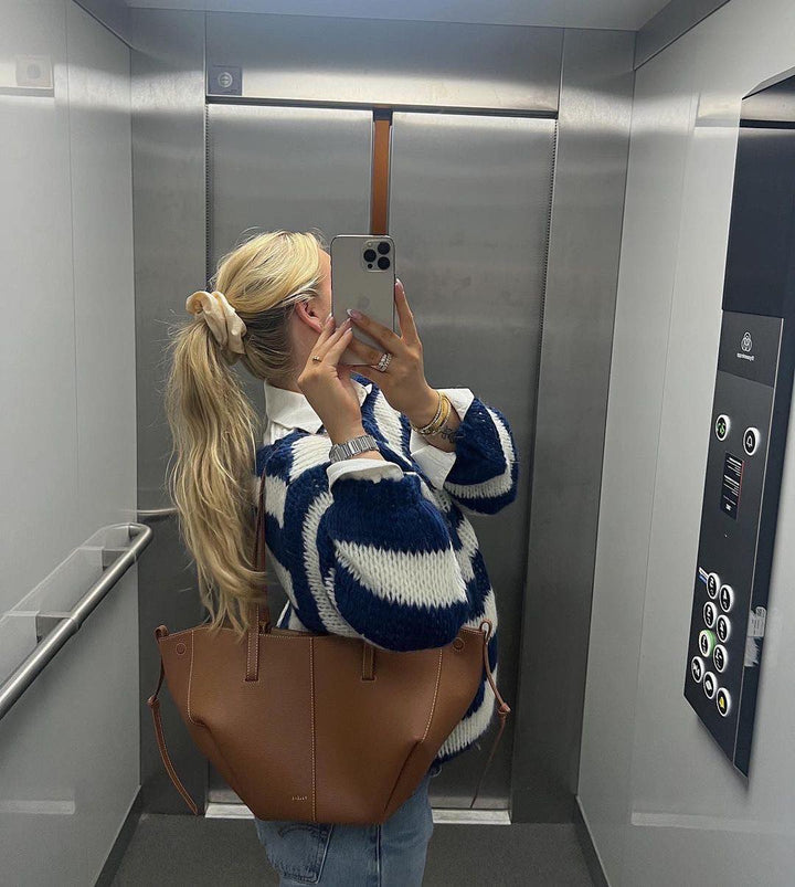 Zada - Gestreifter Pullover mit lockerer Passform