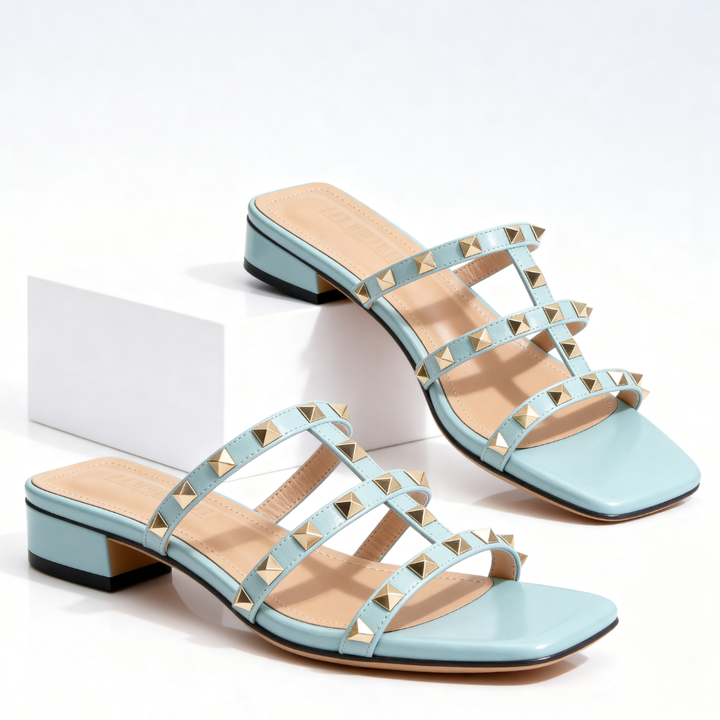 Zelina | Elegante Damen Sandale mit Nieten 5