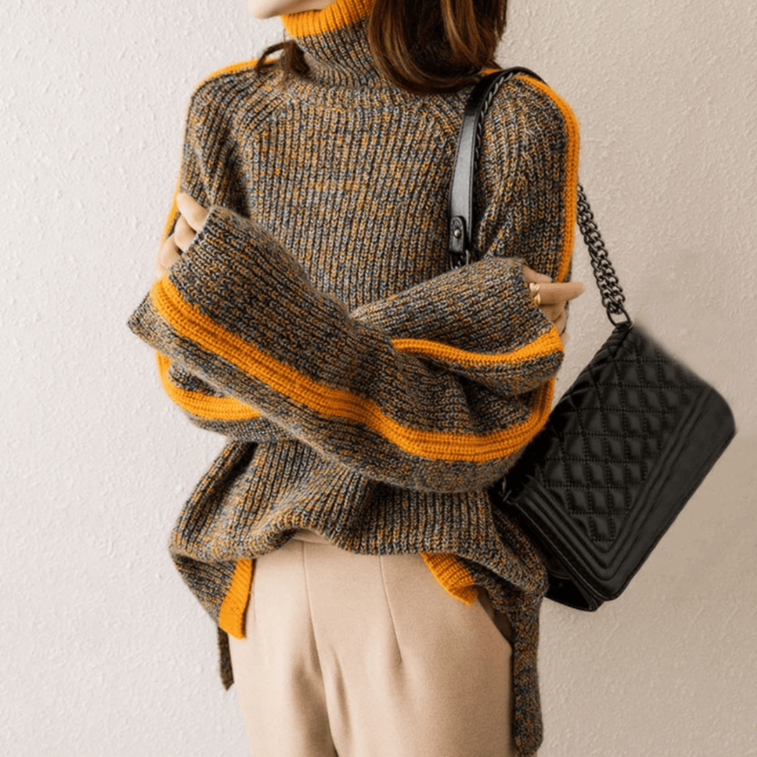 Zoey - Rollkragenpullover gestrickt