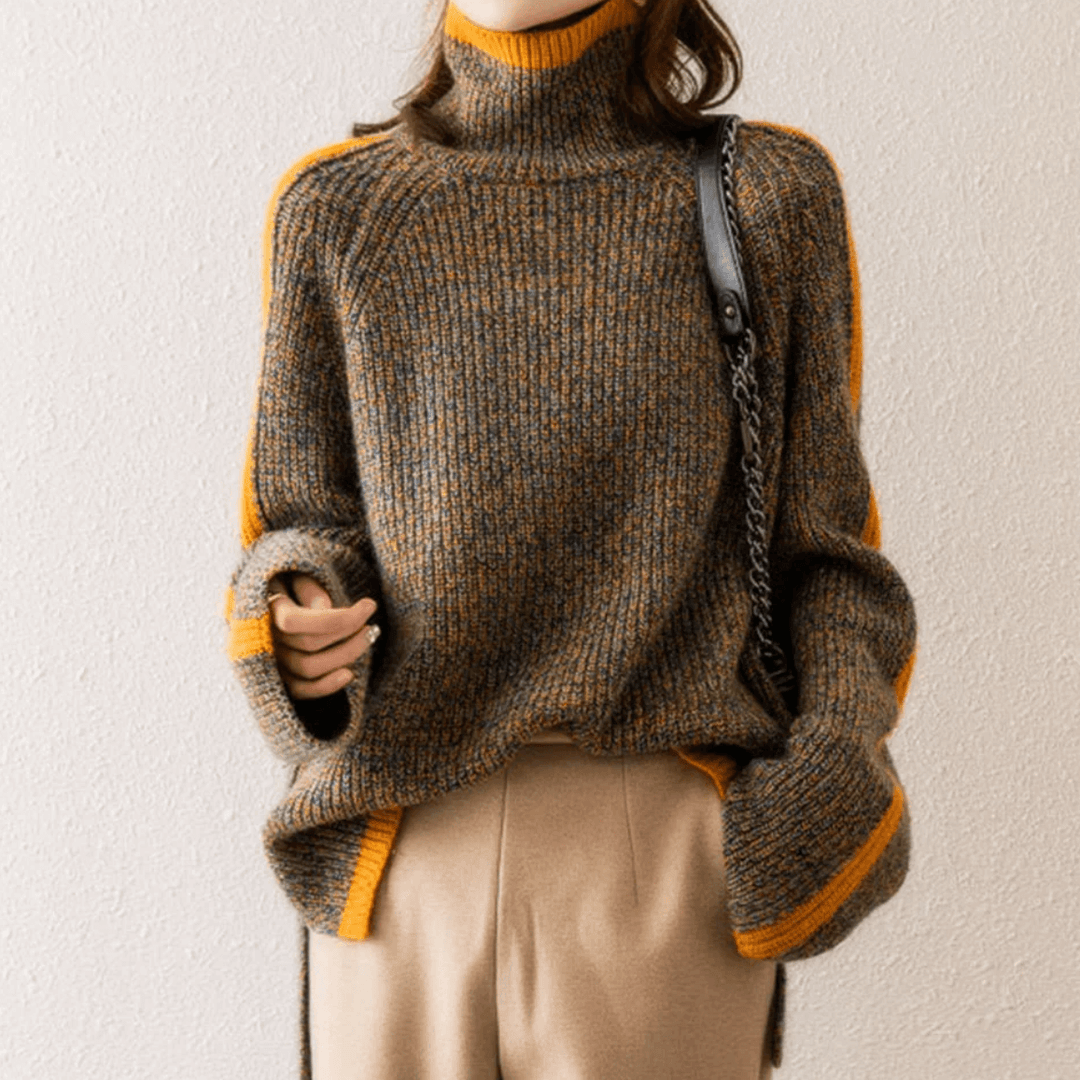 Zoey - Rollkragenpullover gestrickt