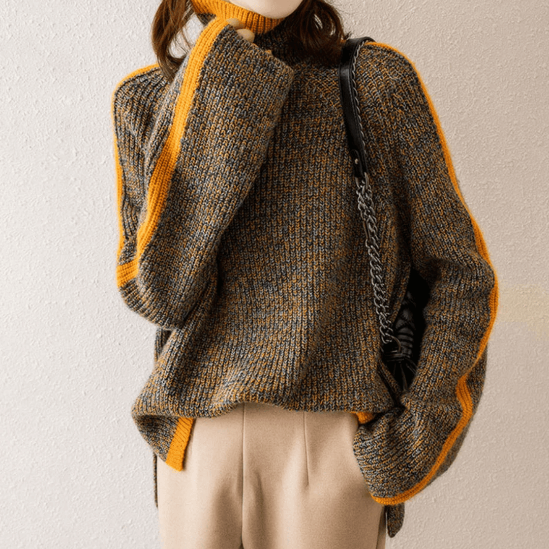 Zoey - Rollkragenpullover gestrickt