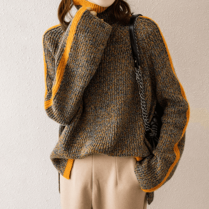 Zoey - Rollkragenpullover gestrickt
