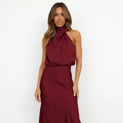 Cocktailkleid Damen Off-Shoulder Maxi Bodycon