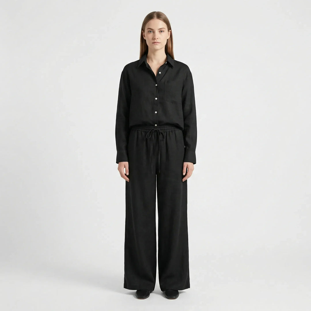 Zweiteiliger Set Damen | Oversized Schnitt & bequemer Kordelbund